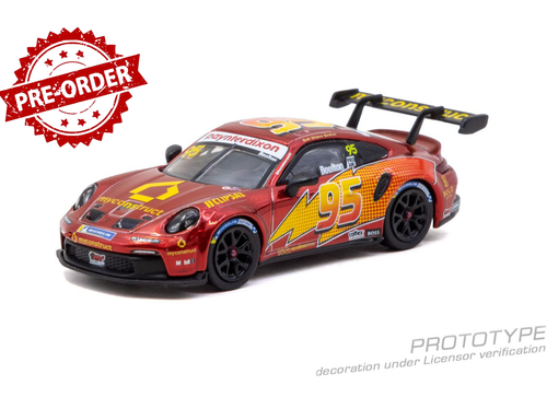 Load image into Gallery viewer, (Pre-order) Tarmac Works 1/64 Porsche 911 GT3 Cup (992) Porsche Carrera Diecast
