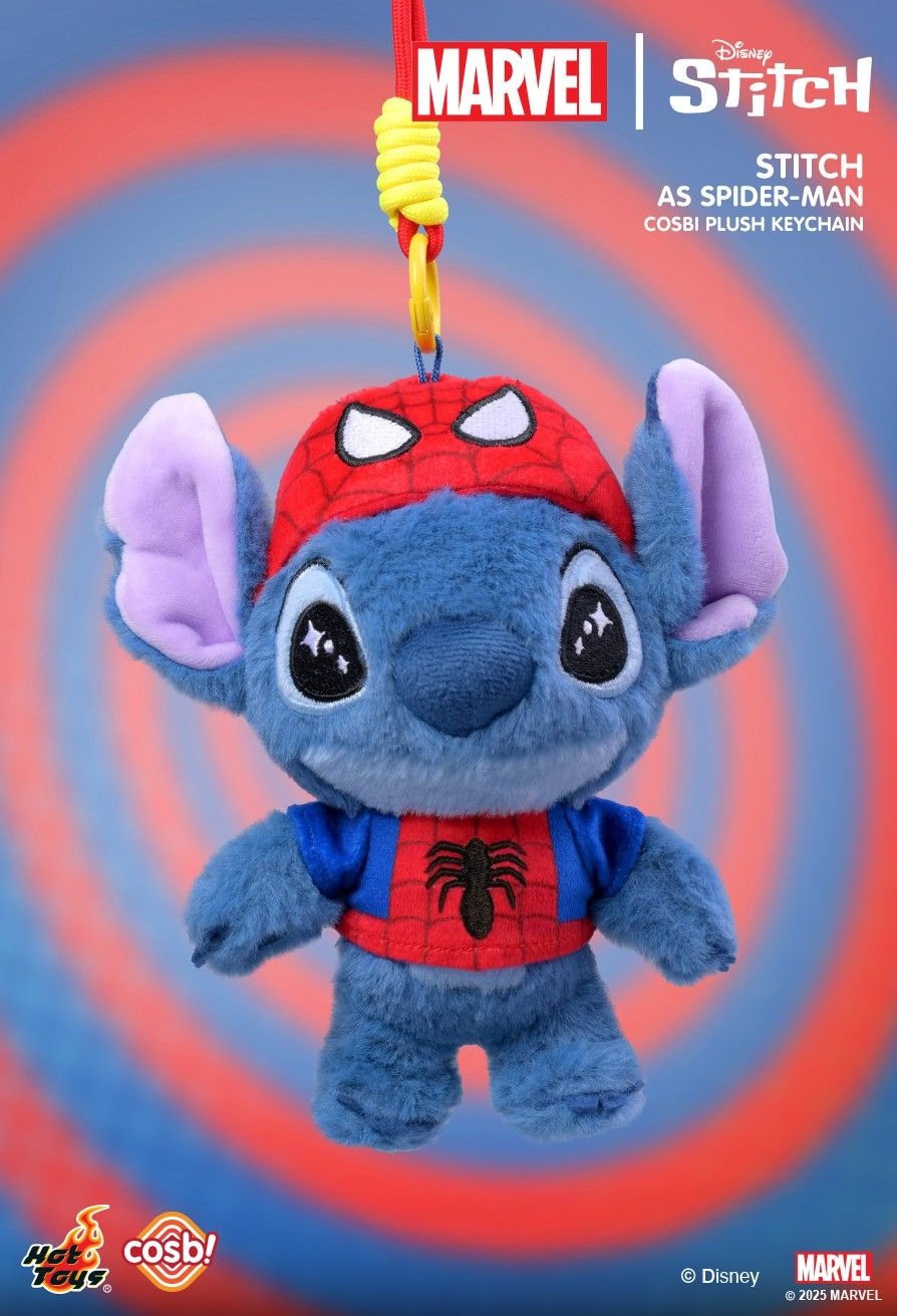 Hot Toys Marvel Stitch Cosbi Plush Keychain Collection (Full set of 6)