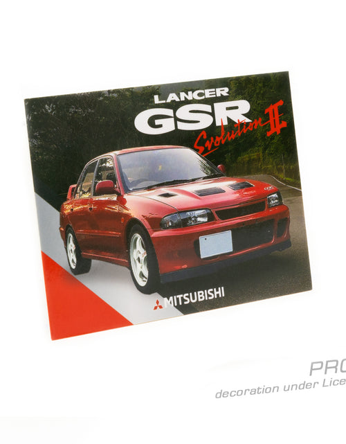 Load image into Gallery viewer, Tarmac Works 1/64 Mitsubishi Lancer GSR Evolution II Red Model Car
