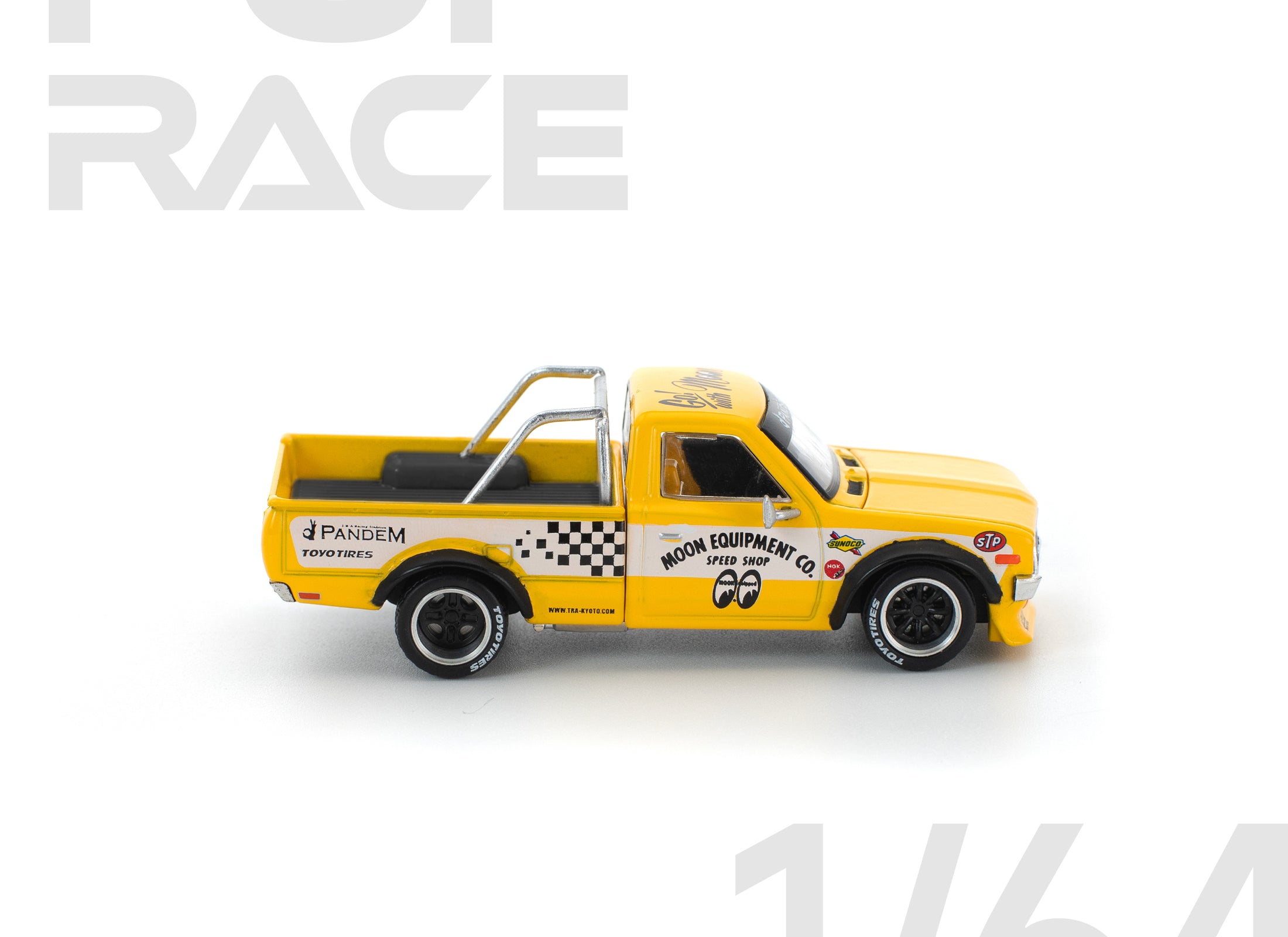 POPRACE 1/64 PANDEM DATSUN 620 - MOONEYES Diecast Model Car