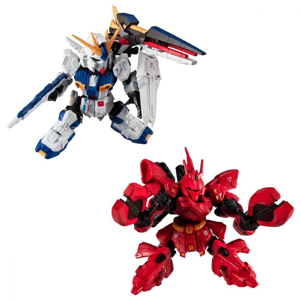 BANDAI MOBILITY JOINT GUNDAM RX-93ff νGUNDAM & MSN-04FF SAZABI SET W/O GUM