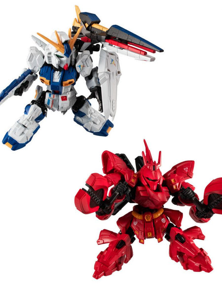 BANDAI MOBILITY JOINT GUNDAM RX-93ff νGUNDAM & MSN-04FF SAZABI SET W/O GUM