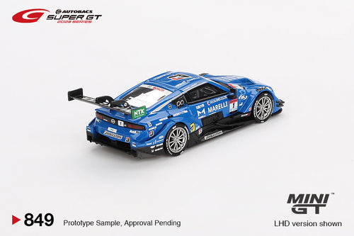 Load image into Gallery viewer, Mini GT #849 Nissan Z GT500 #1 MARELLI IMPUL Z TEAM IMPUL 2023 SUPER
