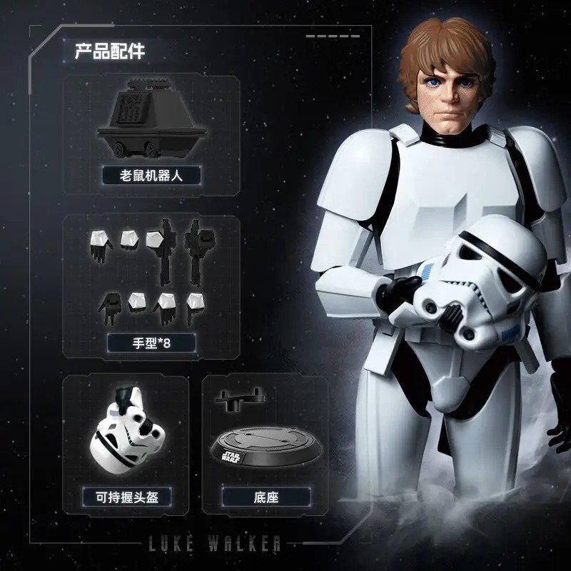 Blokees Star Wars Luke Skywalker Stormtrooper Disguise Version Model Kit Figure