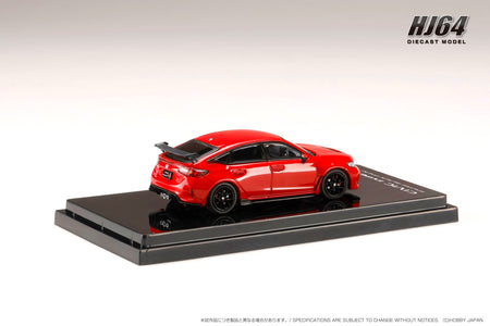 Hobby JAPAN 1/64 1/64 Honda CIVIC TYPE R (FL5) RACING BLACK Package RED Model