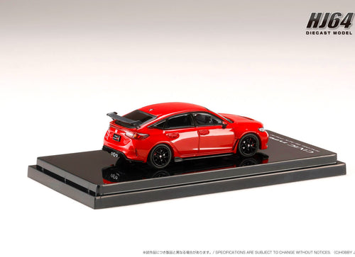 Load image into Gallery viewer, Hobby JAPAN 1/64 1/64 Honda CIVIC TYPE R (FL5) RACING BLACK Package RED Model
