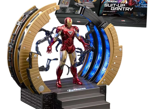 Load image into Gallery viewer, ZD Toys Marvel Avengers 1/10 MK6 With Suit-up Gantry Action Figure Set
