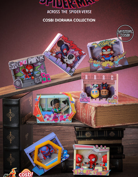 Hot Toys Spider-Man: Across The Spider-Verse Cosbi Diorama Collection (Set of 6)