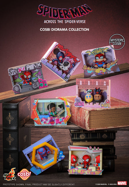 Hot Toys Spider-Man: Across The Spider-Verse Cosbi Diorama Collection (Set of 6)