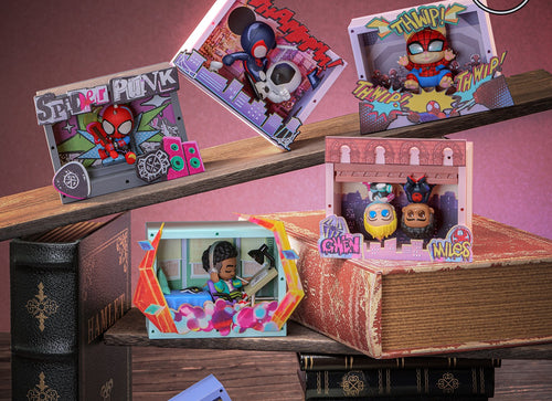 Load image into Gallery viewer, Hot Toys Spider-Man: Across The Spider-Verse Cosbi Diorama Collection (Set of 6)
