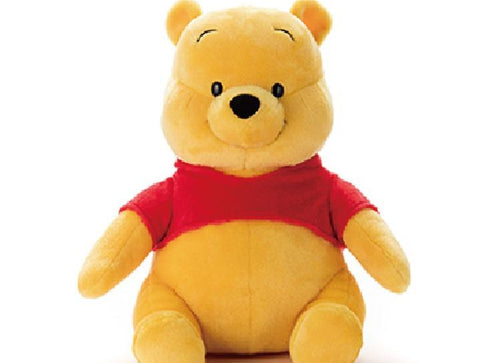 Load image into Gallery viewer, Takara Tomy Disney Soft Plush Toy - Good Look Winnie The Pooh (L Size) ~42cm

