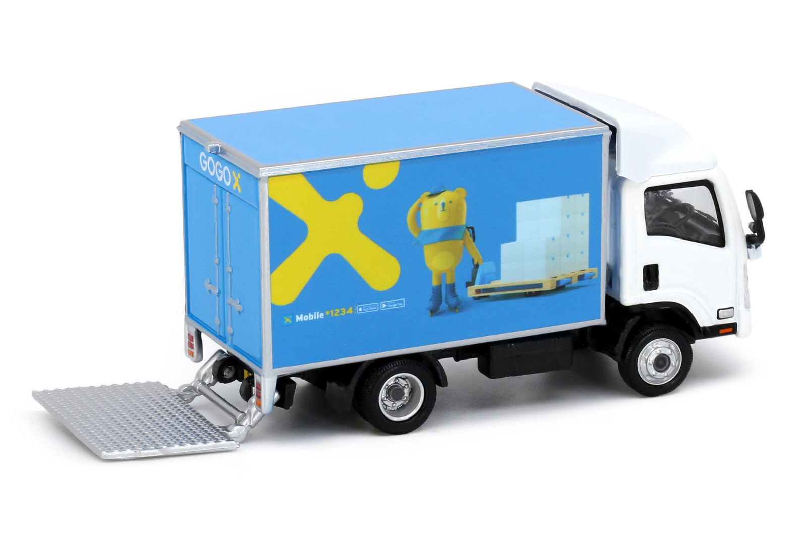 Tiny City 36 Die-cast Model Car - 1:76 ISUZU N Series GOGOX (Bear)