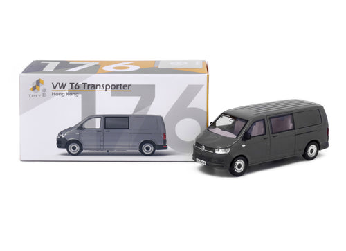 Load image into Gallery viewer, Tiny City 176 Die-cast Model Car - Volkswagen T6 Transporter (Grey)
