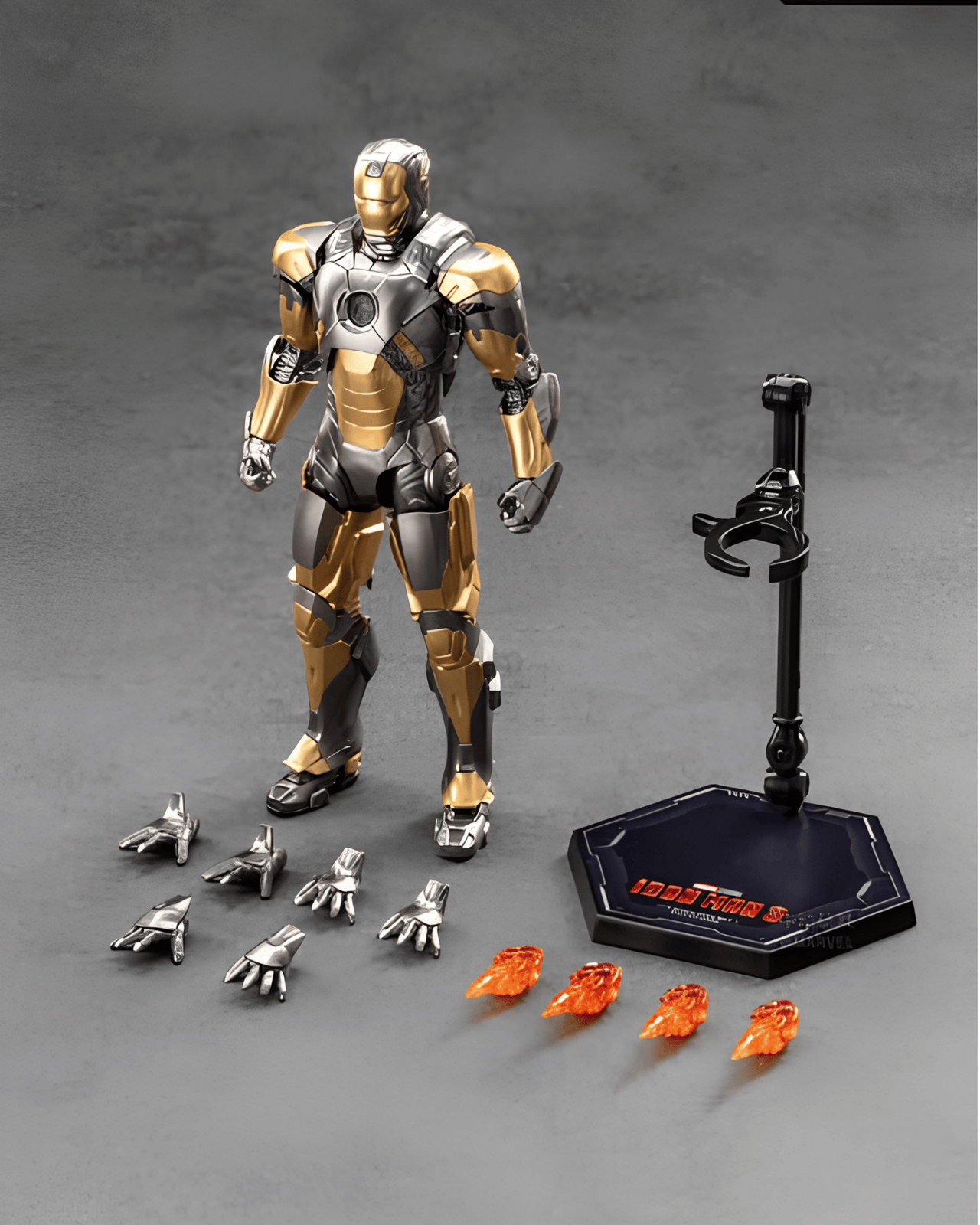 ZD Toys Marvel 1:10 6-inch Iron Man MK20 Action Figure Set