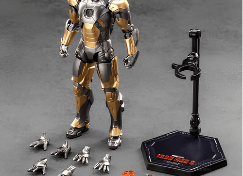Load image into Gallery viewer, ZD Toys Marvel 1:10 6-inch Iron Man MK20 Action Figure Set
