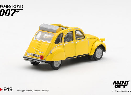 Load image into Gallery viewer, (Pre-order) Mini GT 1/64 #919 007 Citroën 2CV For Your Eyes Only w/Eng Poster
