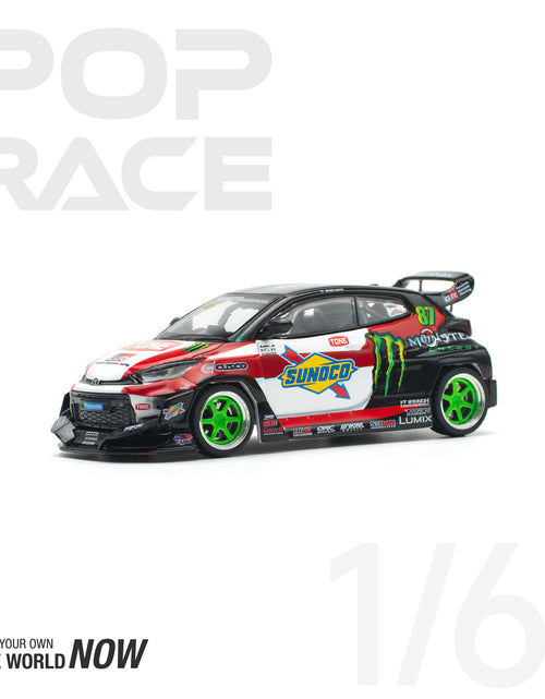 Load image into Gallery viewer, POPRACE 1/64 Pandem GR Yaris Daigo Saito Diecast Model Car
