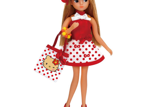 Load image into Gallery viewer, Takara Tomy Licca-chan Retro Licca Sun-tanned Kitty on Vacation Doll Set
