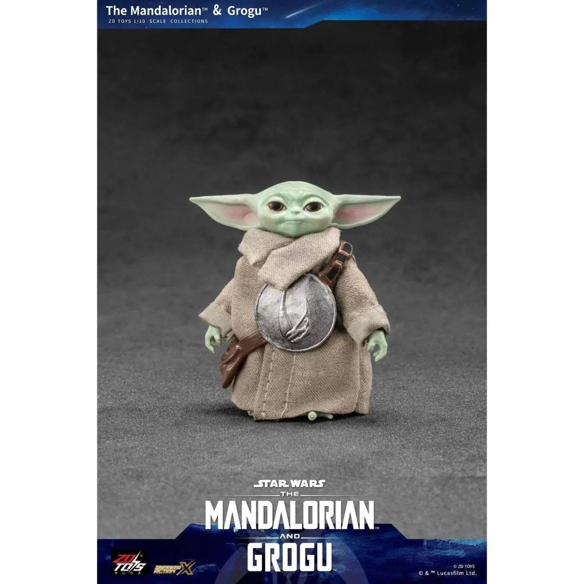 ZD Toys Star Wars Action Figures - The Mandalorian & Grugo Action Figure Set