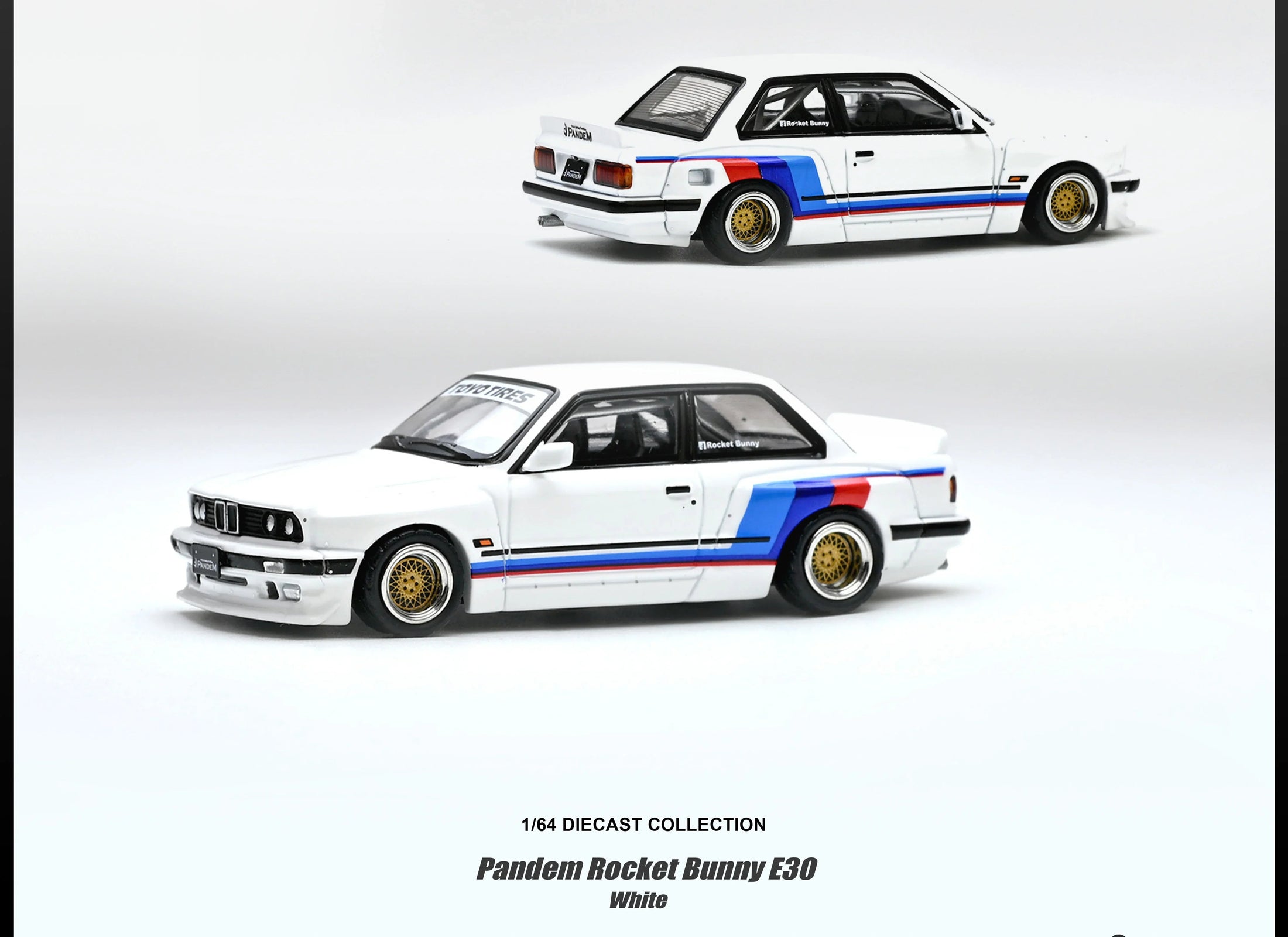 (Pre-order) INNO64 1/64 PANDEM ROCKET BUNNY E30 White Diecast Model Car