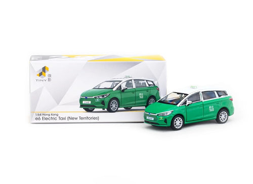 Load image into Gallery viewer, Tiny City PTV22 Die-cast Model Car - e6 Electric Taxi (New Territories) (ZC8145)
