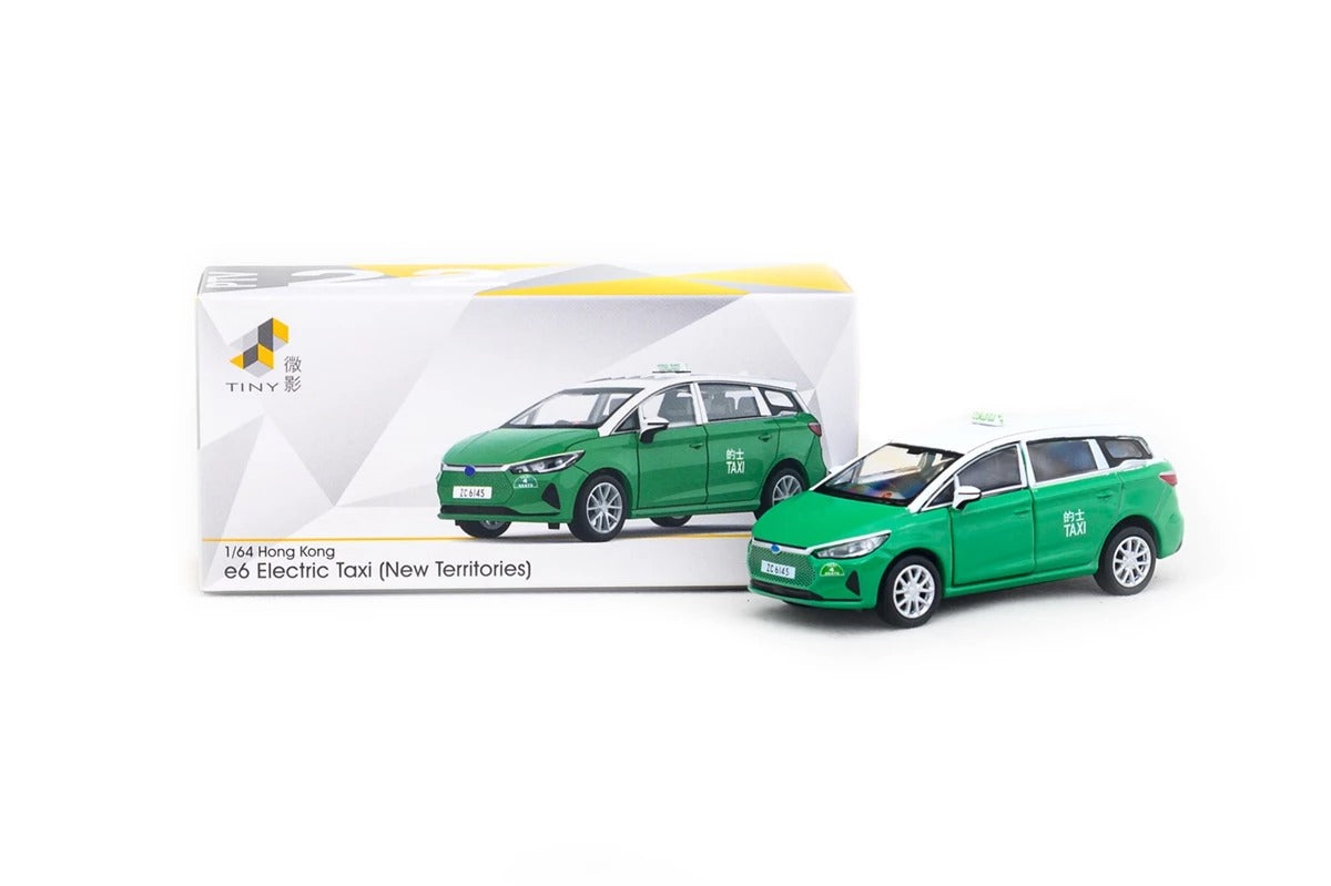 Tiny City PTV22 Die-cast Model Car - e6 Electric Taxi (New Territories) (ZC8145)