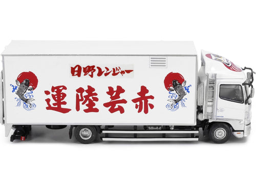 Load image into Gallery viewer, Tiny City 156 Die-cast Car - HINO 500 Box Lorry 10-tonne Red Yun Land Transport
