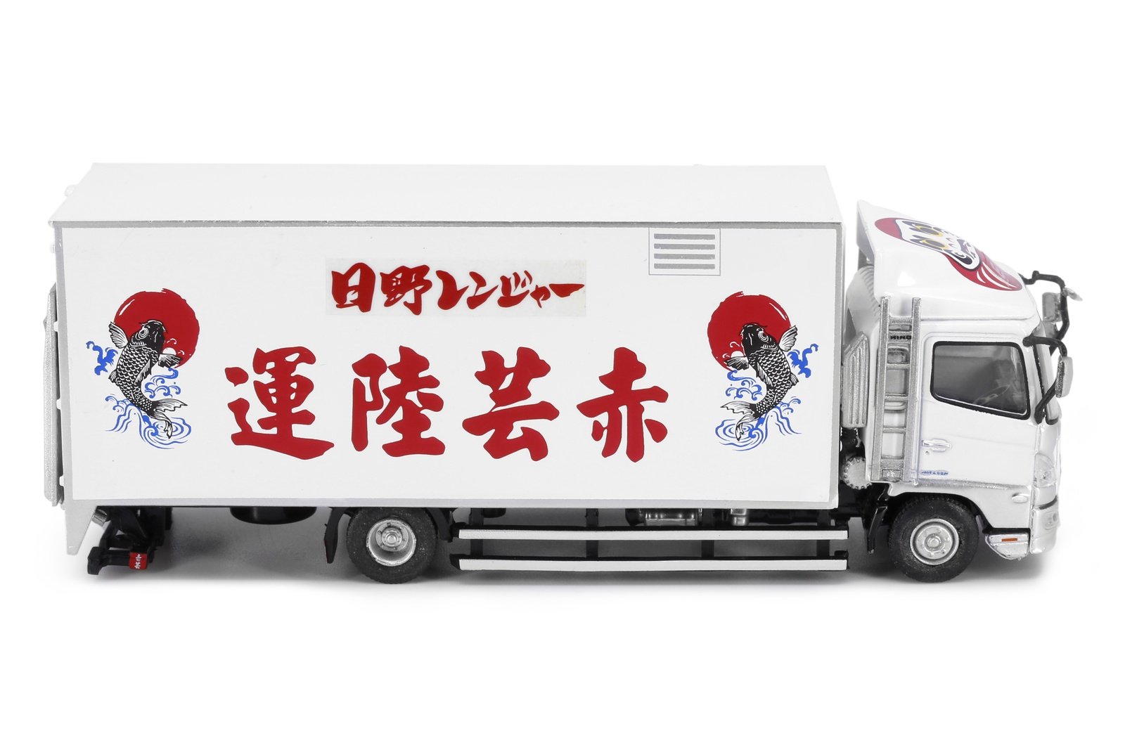 Tiny City 156 Die-cast Car - HINO 500 Box Lorry 10-tonne Red Yun Land Transport