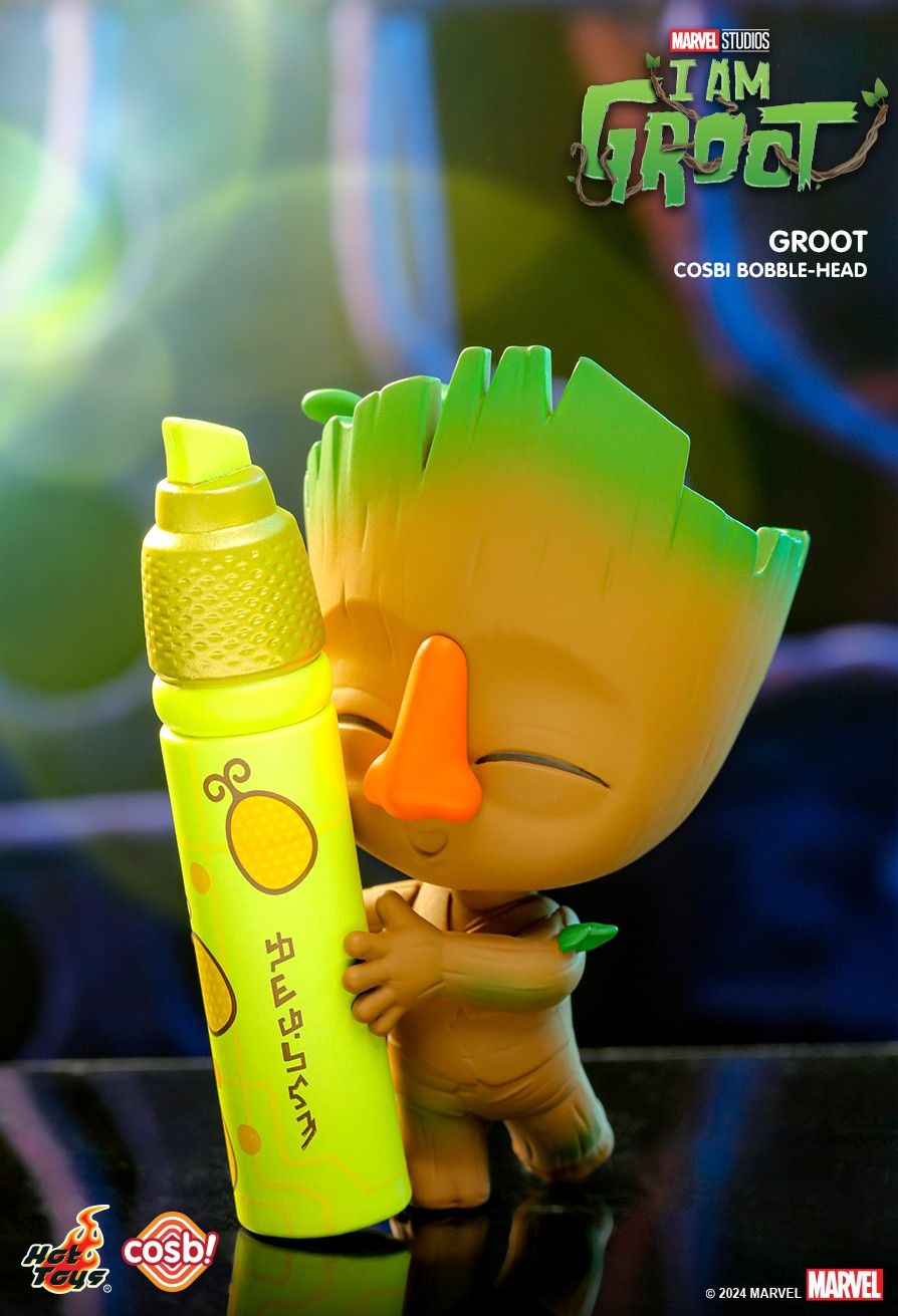 Hot Toys Disney I Am Groot Cosbi Bobble-Head Collection 2 Full Set