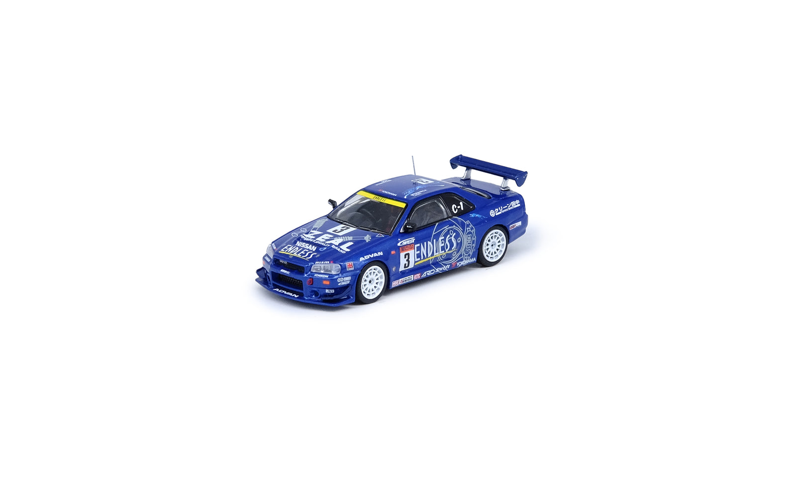 INNO64 1/64 NISSAN SKYLINE GT-R (R34) #3 ENDLESS ADVAN Super Taikyu