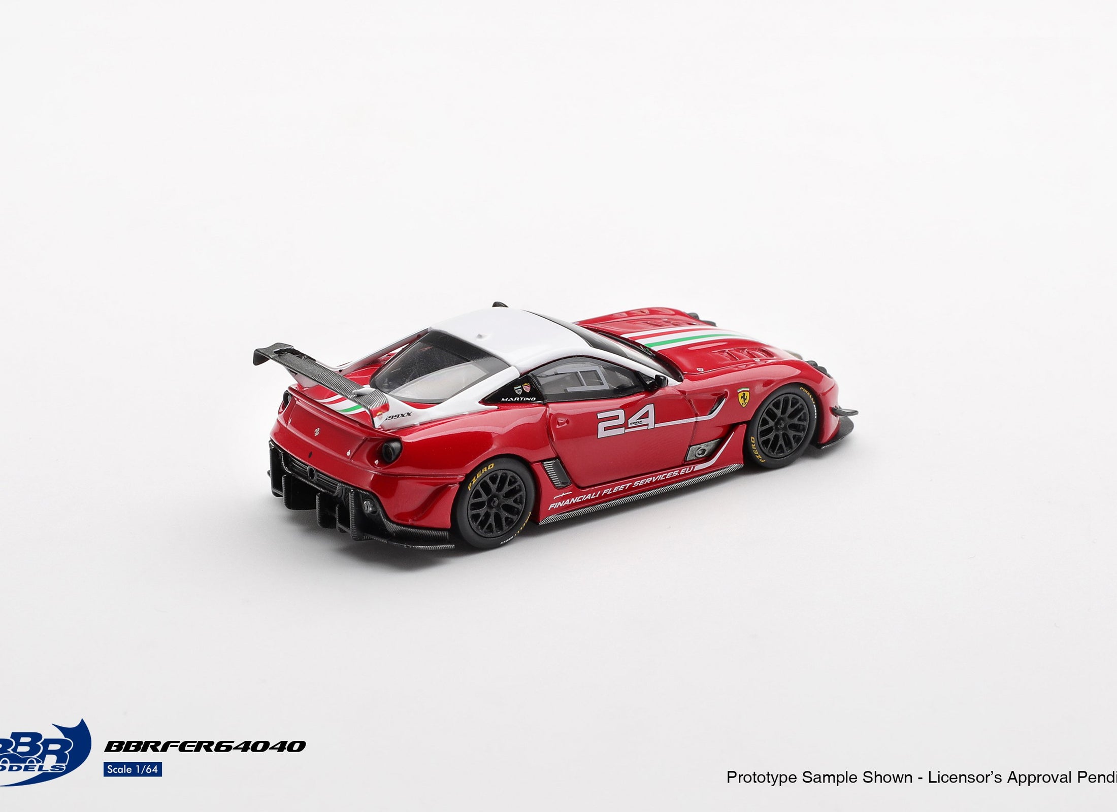 (Pre-order) BBR 1/64 Ferrari 599XX EVO #24 Diecast Model Car