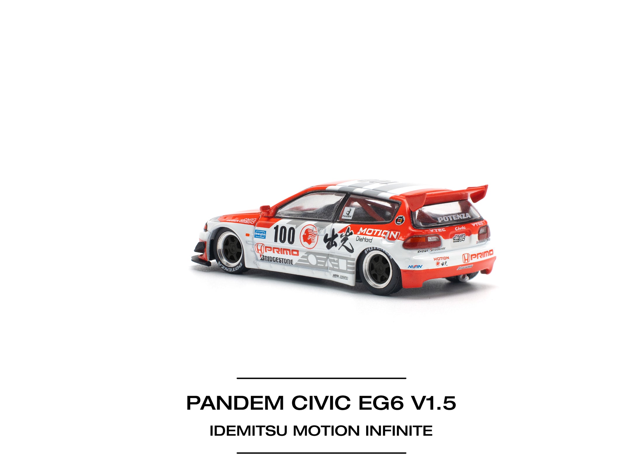 POPRACE 1/64 PANDEM CIVIC EG6 v1.5 IDEMITSU MOTION INFINITE Model