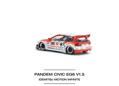 Load image into Gallery viewer, POPRACE 1/64 PANDEM CIVIC EG6 v1.5 IDEMITSU MOTION INFINITE Model
