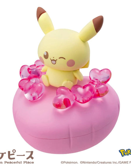 Takara Tomy Pokemon PokePeace Doll Full of Hearts Pikachu Mini Figure