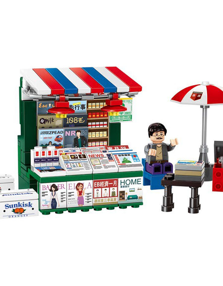 Royal Toys Building Blocks City Story Bricks RT10: News Stall (156 Pcs/Pzs)