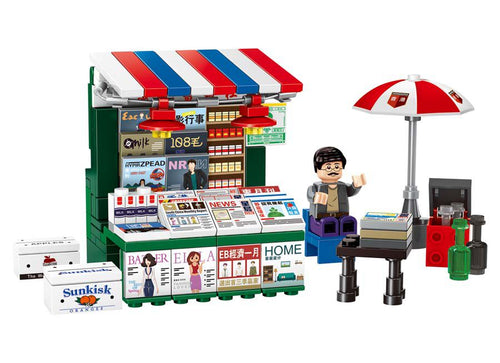 Load image into Gallery viewer, Royal Toys Building Blocks City Story Bricks RT10: News Stall (156 Pcs/Pzs)

