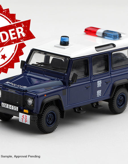 (Pre-order) Mini GT #1313 Land Rover Defender 110 Royal HK Police Tai Po Distrit