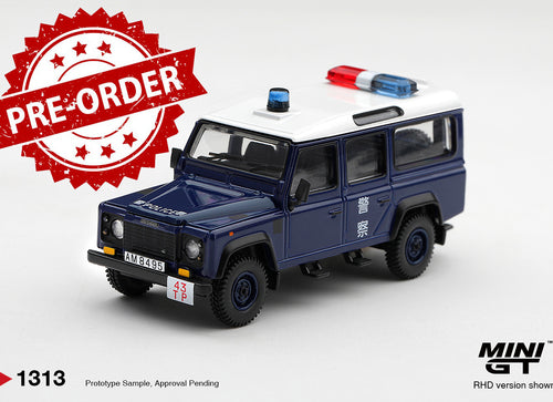 Load image into Gallery viewer, (Pre-order) Mini GT #1313 Land Rover Defender 110 Royal HK Police Tai Po Distrit
