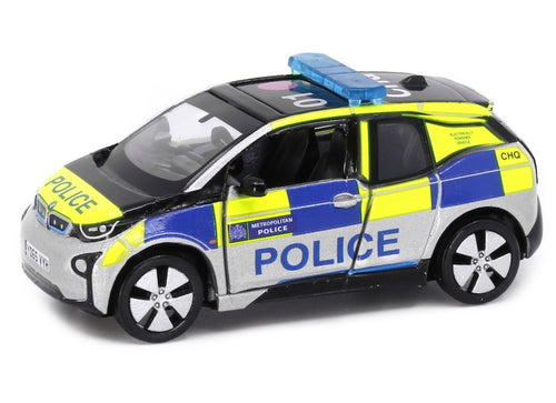 Load image into Gallery viewer, Tiny City UK15 Die-cast Model Car - BMW i3 UK London Police Patrol Car
