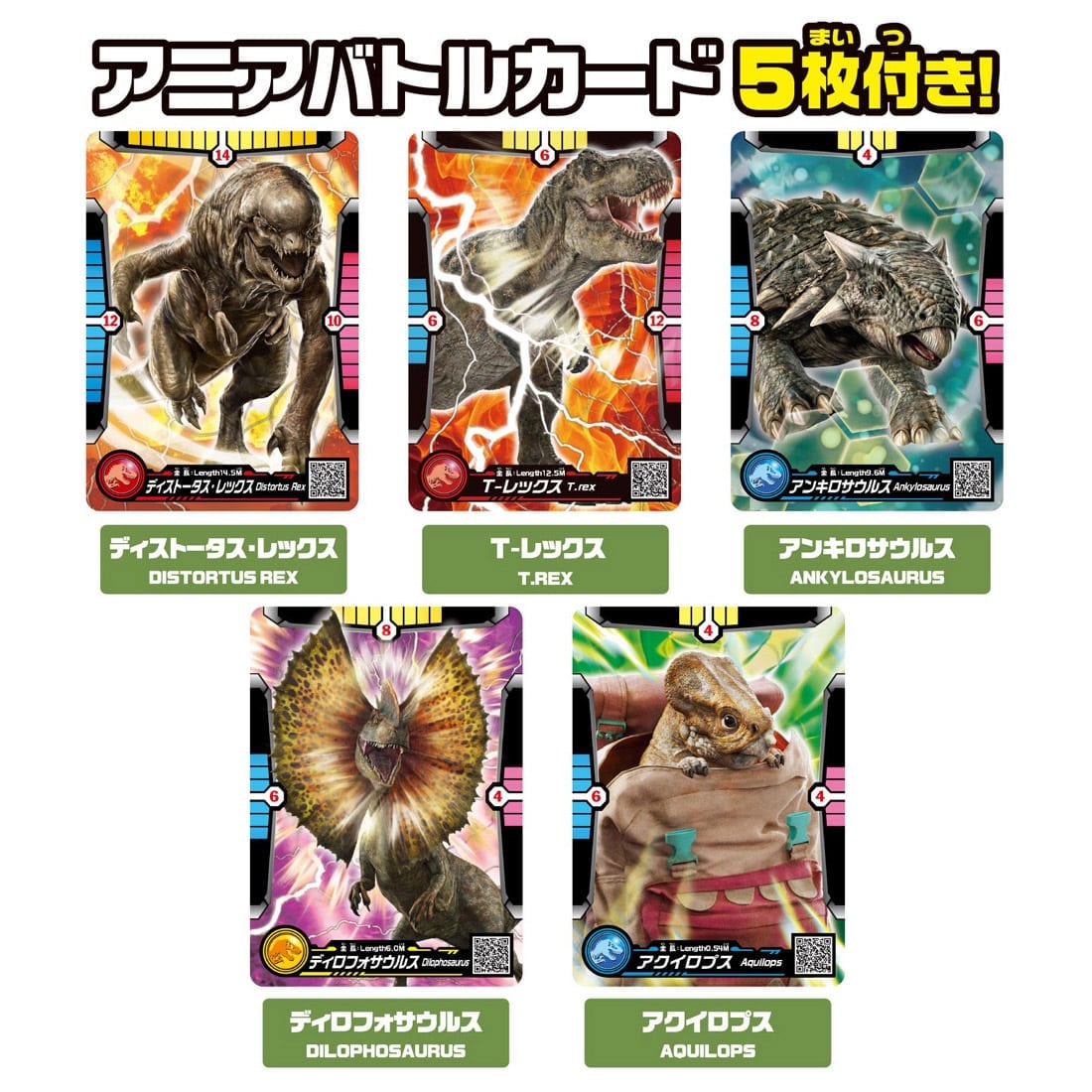 Takara Tomy Ania Figure Set - Jurassic World Ultimate D-Rex DX Set