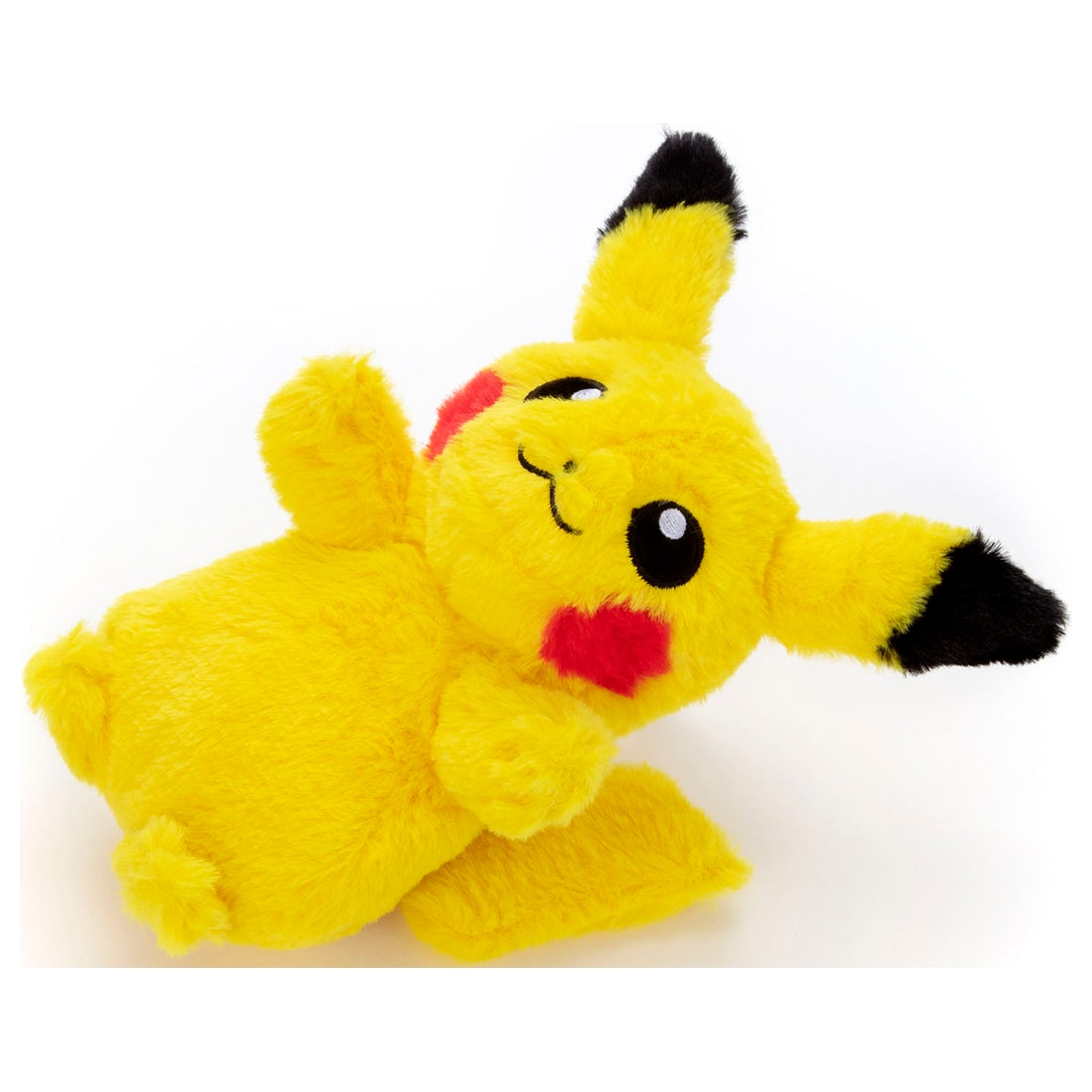 Takara Tomy Pokemon Soft Plush Toy - Kutatta Pikachu (S Size)