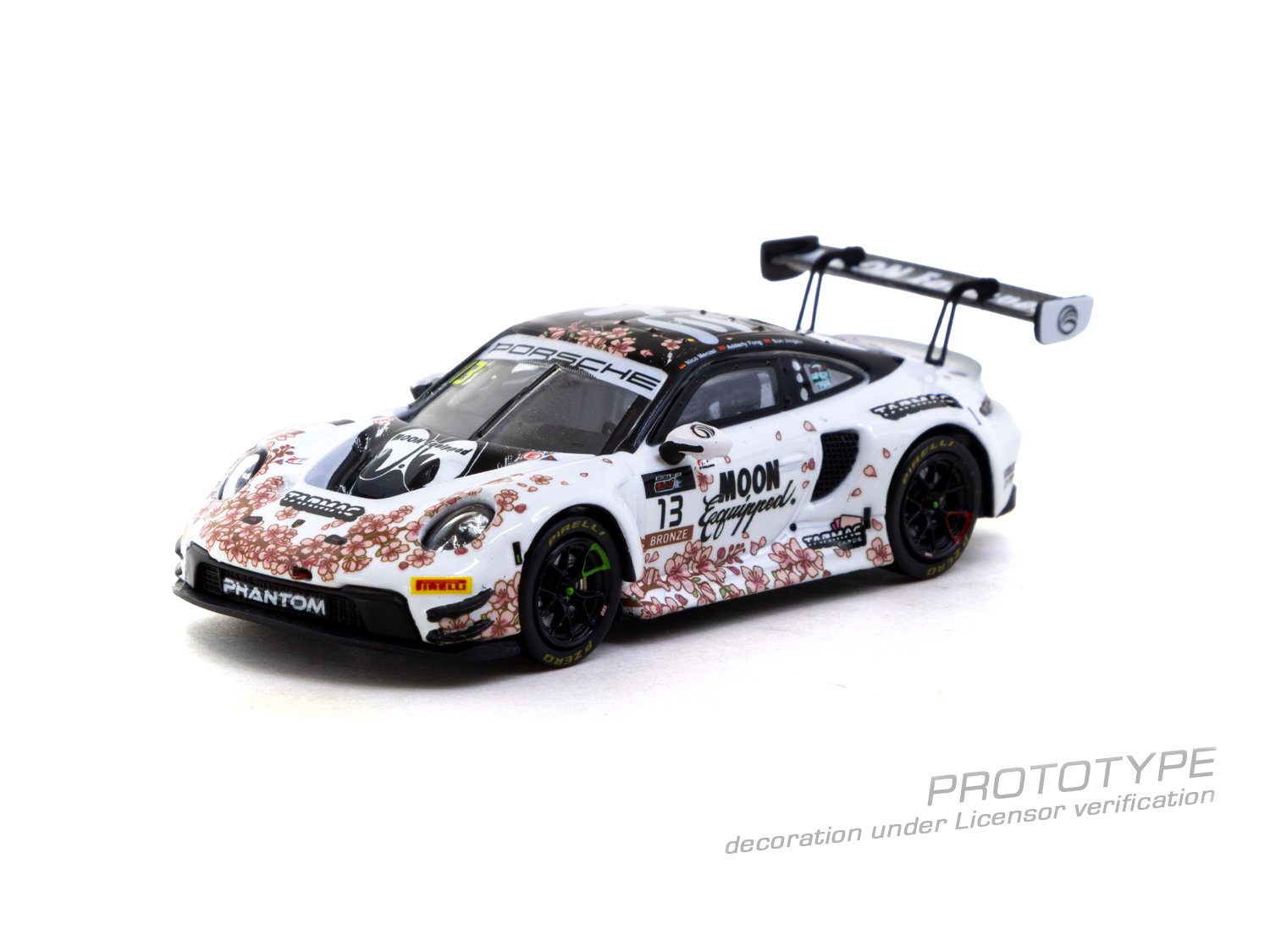 Tarmac Works 1/64 Porsche 911 GT3 R Suzuka 1000km 2025 Phantom Global