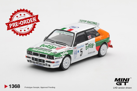 (Pre-order)Mini GT #1368 Lancia Delta HF Integrale Evoluzione #5 1993 Rallye LHD