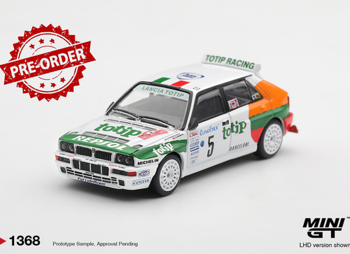 Load image into Gallery viewer, (Pre-order)Mini GT #1368 Lancia Delta HF Integrale Evoluzione #5 1993 Rallye LHD
