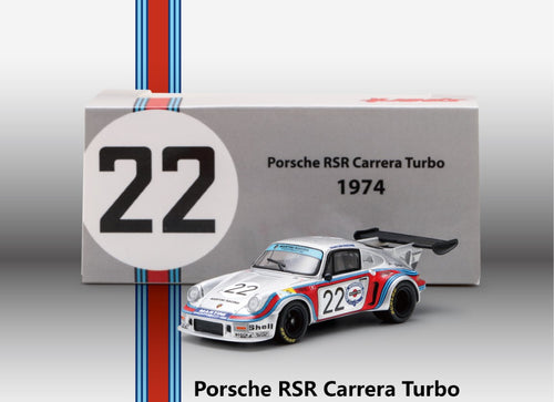 Load image into Gallery viewer, (Pre-order) Sparky 1/64 - Porsche RSR Carrera Turbo No.22 2nd 24H Le Mans 1974
