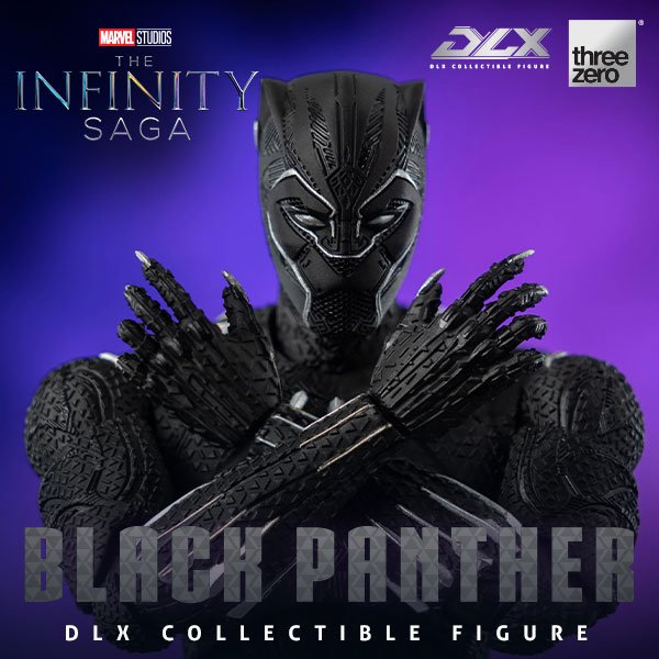 ThreeZero Marvel Studios The Infinity Saga DLX Black Panther Figure
