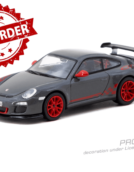 (Pre-order) Tarmac Works Porsche 911 GT3 RS (Type 997.2) Grey Diecast Model Car