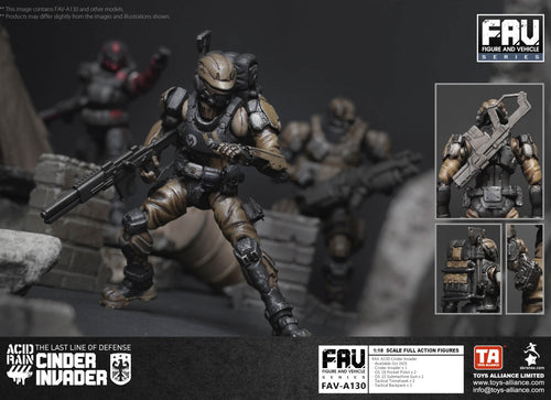 Load image into Gallery viewer, Acid Rain x Toy Alliance FAV-A130 Cinder Invader Cinder Invader 1/18 Figure
