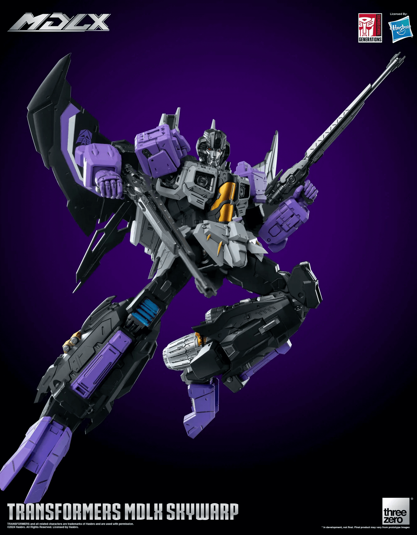 Threezero Transformers MDLX Action Figure Skywarp 20 CM