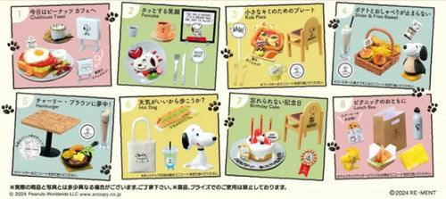 Load image into Gallery viewer, Re-Ment Snoopy Peanuts Cafe Tour with you! (Complete Set of 8)

